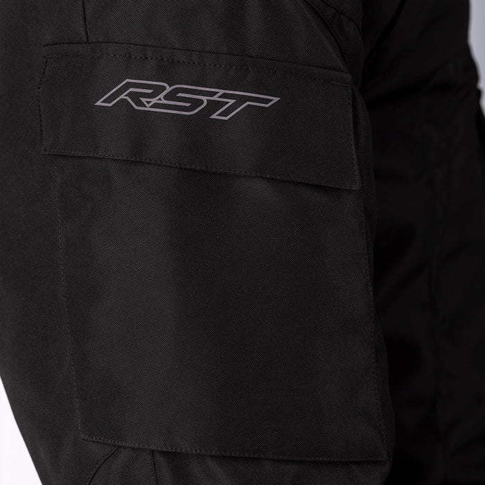 *RST ALPHA 5 RL CE TEXTILE SHORT LEG PANT - Black