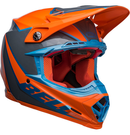 **BELL Moto-9S FLEX Sprite Gloss Orange/Grey