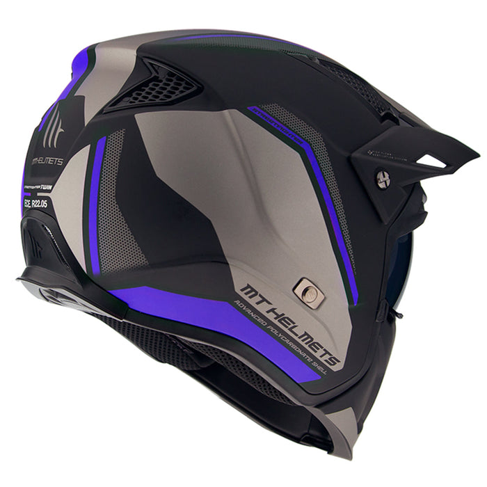 MT STREETFIGHTER SV Road Helmet -  Matt Blue - S
