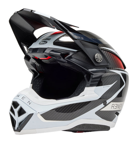 **BELL Moto-10 SPHERICAL Renen Raycon Matte/Gloss Black/White Ltd Ed