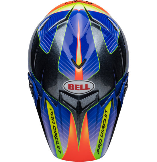 **BELL Moto-9S FLEX Pro Circuit 23 Silv/Met Flake