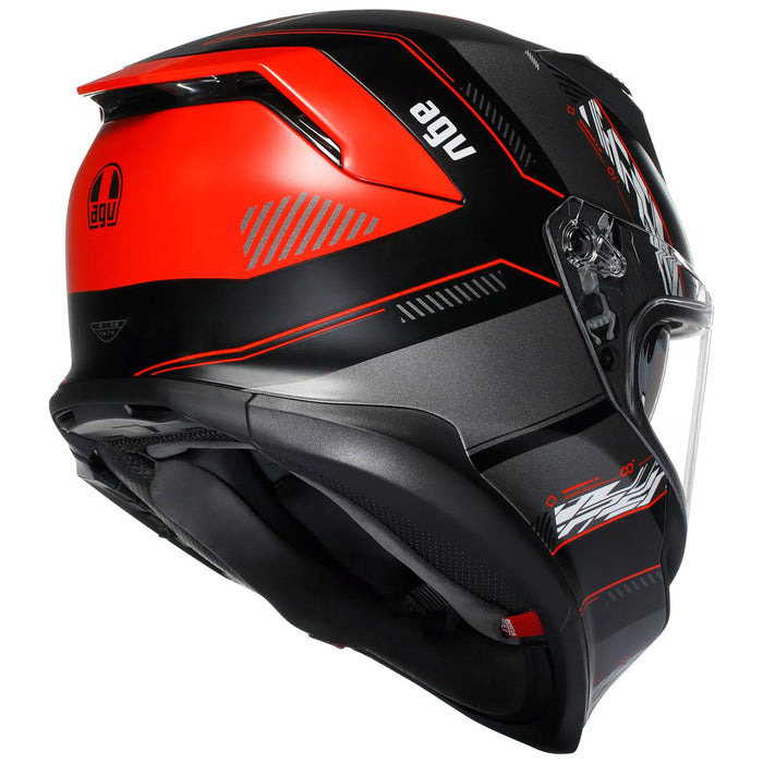 **AGV K7 Adult Road Helmet -  Matt Black/Red