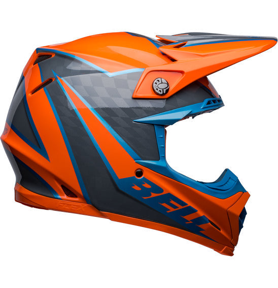**BELL Moto-9S FLEX Sprite Gloss Orange/Grey