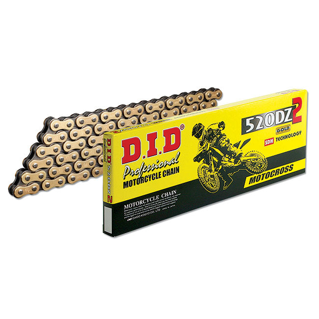 **DID 520DZ2 - Non Sealed Chain - 520DZ2 x 114L(Gold)