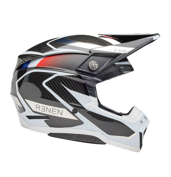 **BELL Moto-10 SPHERICAL Renen Raycon Matte/Gloss Black/White Ltd Ed