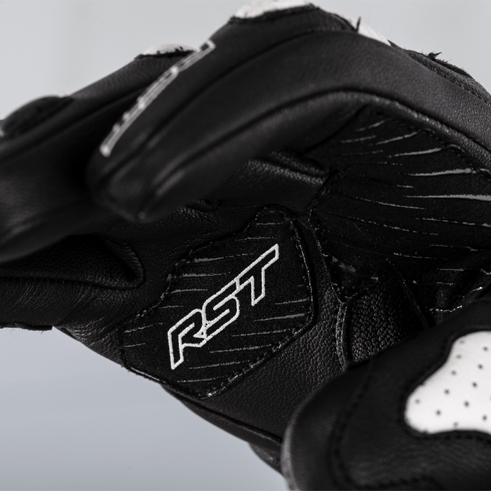 RST TURBINE LEATHER GLOVE - White