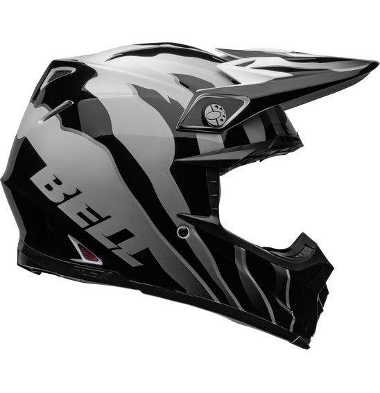 **BELL Moto-9S FLEX Claw Gloss Black/White