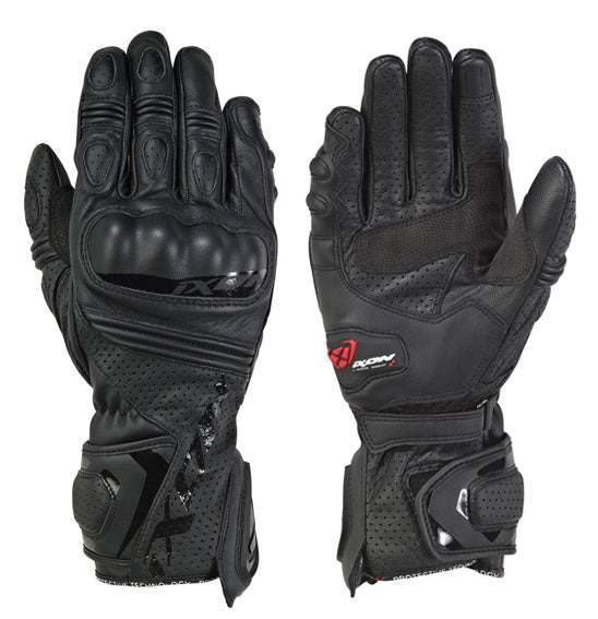 IXON RS TEMPO AIR Sport Leather Adult Gloves - Black