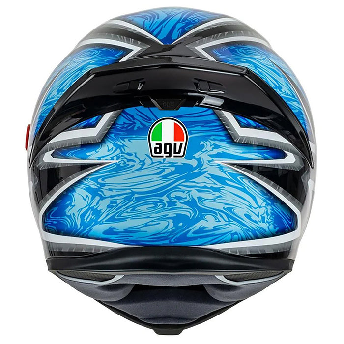 *AGV K5 S Road Helmet - Kunai_Black/Cyan/Silver