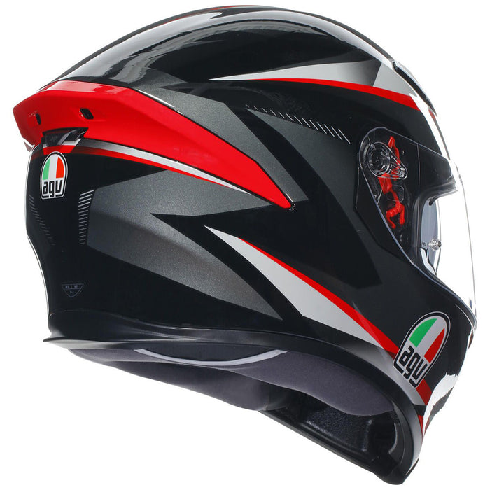 AGV K5 S Road Helmet - Plasma Black/Grey/Red