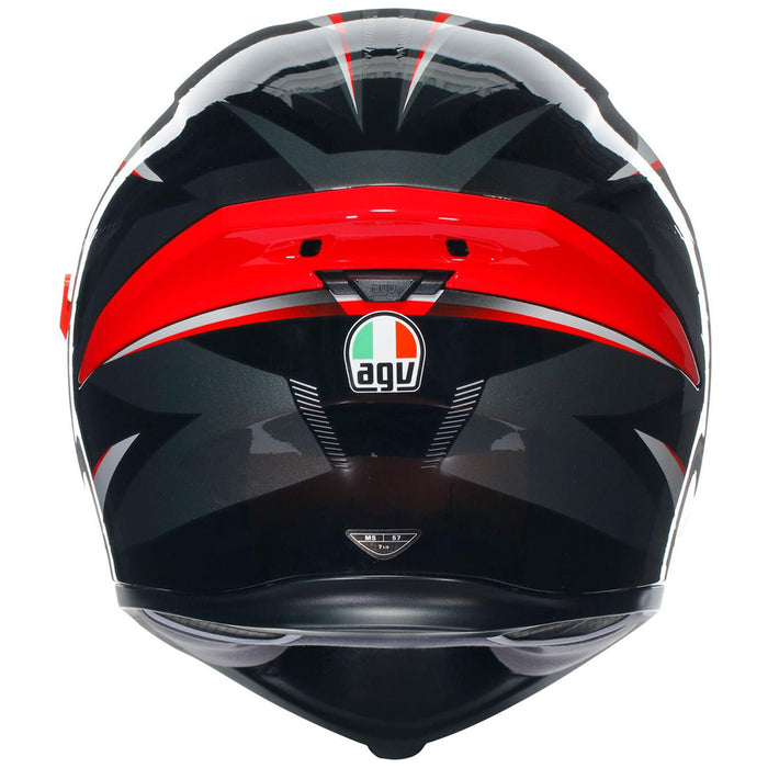 AGV K5 S Road Helmet - Plasma Black/Grey/Red