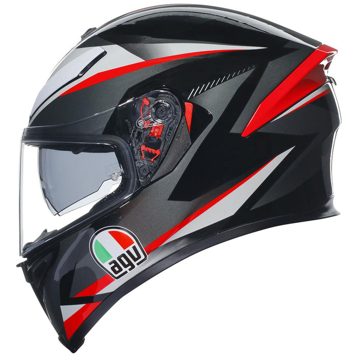 AGV K5 S Road Helmet - Plasma Black/Grey/Red
