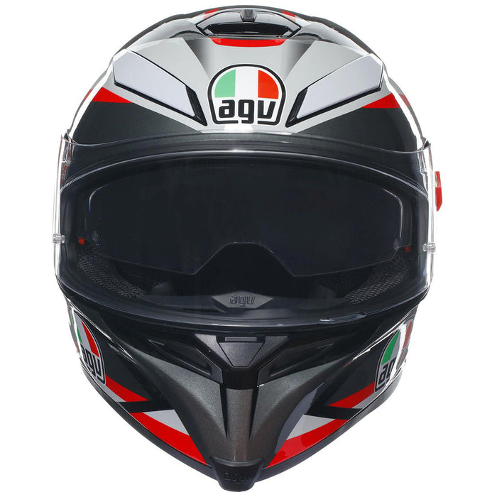 AGV K5 S Road Helmet - Plasma Black/Grey/Red