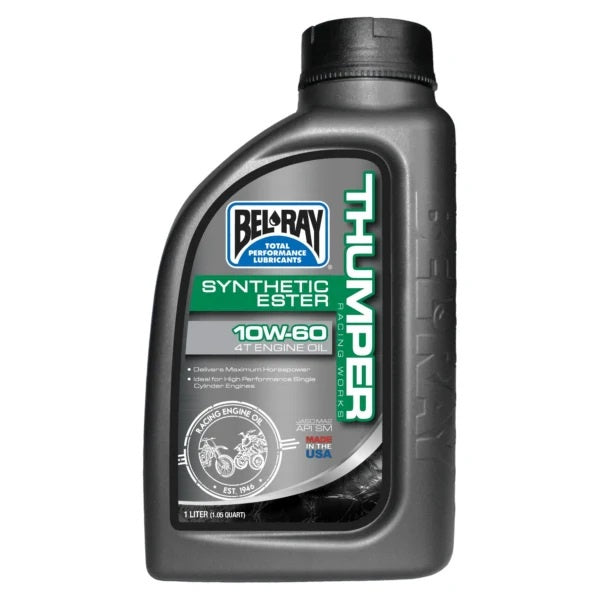 **BelRay Thumper Racing Works Synthetic Ester 4T Engine Oil 10W60 1L