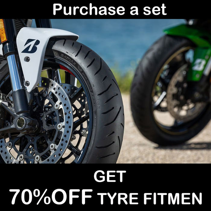 Bridgestone Battlax T33 17 inch Rear SPORT TOURING Tyre 73W - 180/55-17