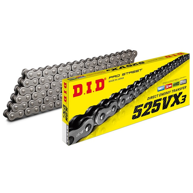 **DID 525VX3 Pro Street X-Ring Chain (Made in Japan) - 120L