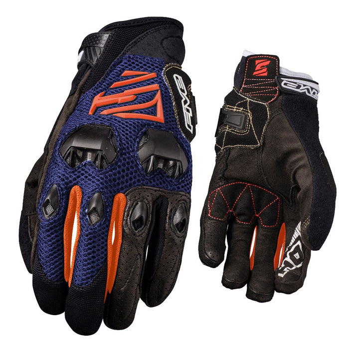 ** FIVE DH Motorcycle Adult Gloves - Navy