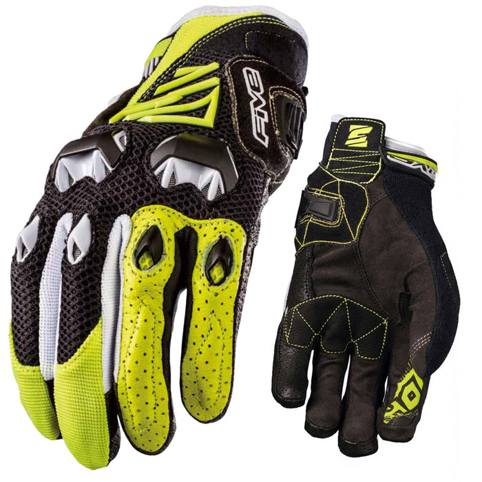 FIVE DH Motorcycle Adult Gloves - Yellow