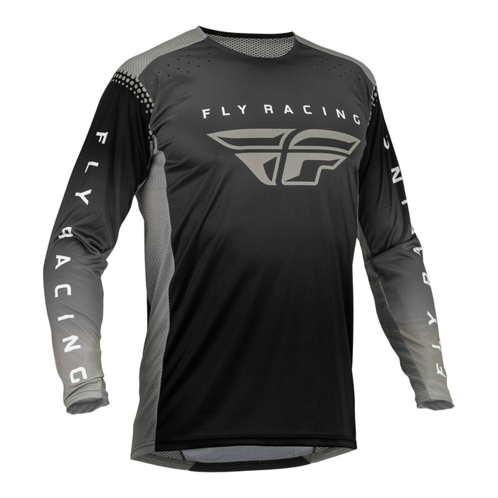 FLY Racing Lite Hydrogen Adult MX Jersey - Black / Grey