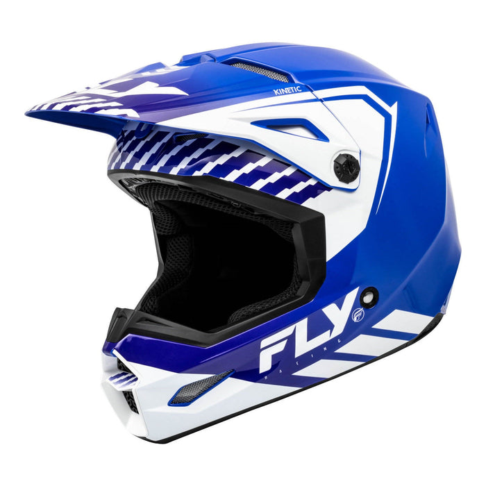 FLY Racing Kinetic Menace MX Helmet - Blue / White