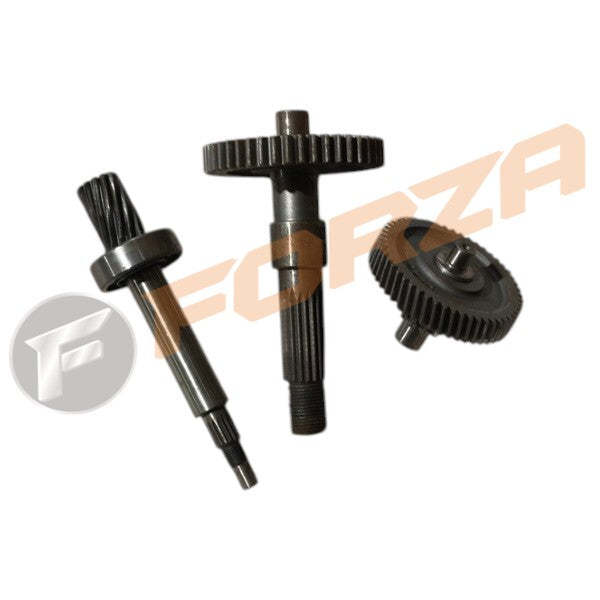 FORZA 2T 50cc Engine Gearbox Assy (Inc. Drive -Idle -Axle) - Suit BZ VIP/SpeedJet