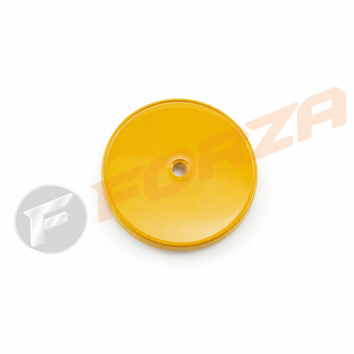 FORZA Capri 50 4T Rear Side Cover reflector seat - 1pc - Yellow