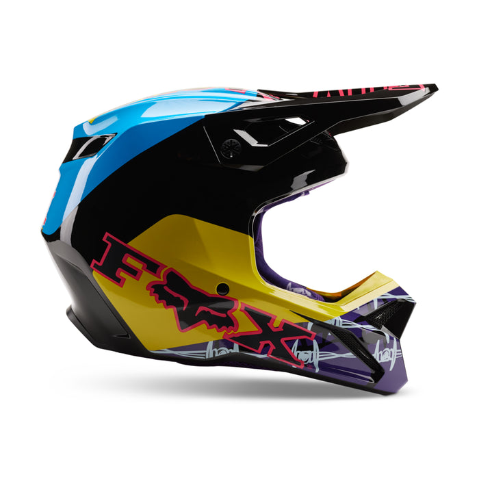 FOX V1 Barbed Wire Mips ECE Adult MX Helmet