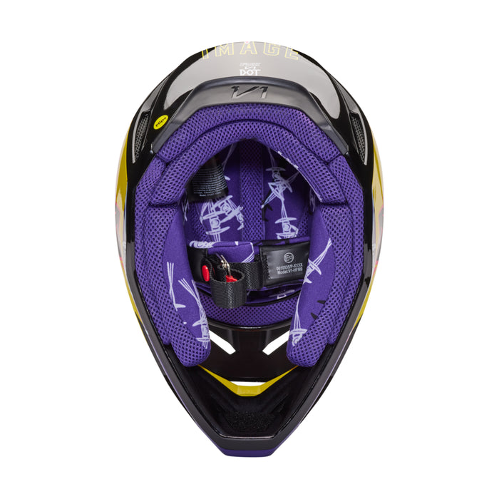 FOX V1 Barbed Wire Mips ECE Adult MX Helmet