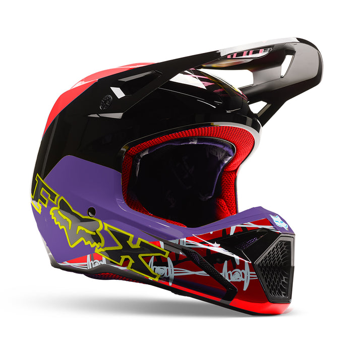 FOX V1 Barbed Wire Mips ECE Adult MX Helmet