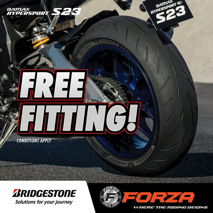 Bridgestone Battlax S23 17 inch Rear Hypersport Tyre 73W 190/50-17