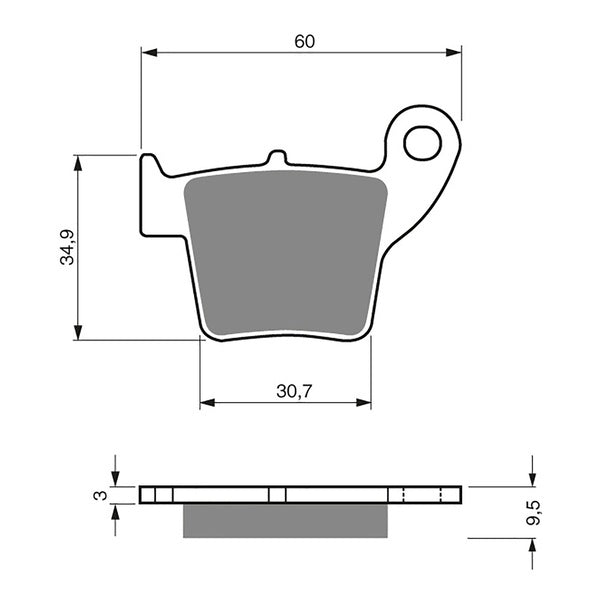 GOLDfren Brake Pads - Off-Road Racing GF176-K5 (PR306)