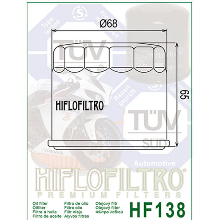 Hi-Flow HF138 Oil Filter