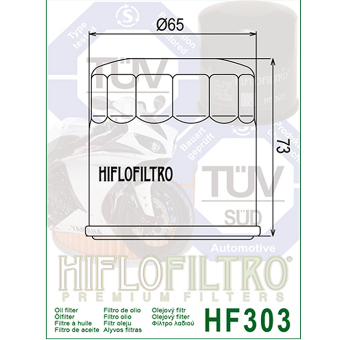 Hi-Flow HF303 Oil Filter