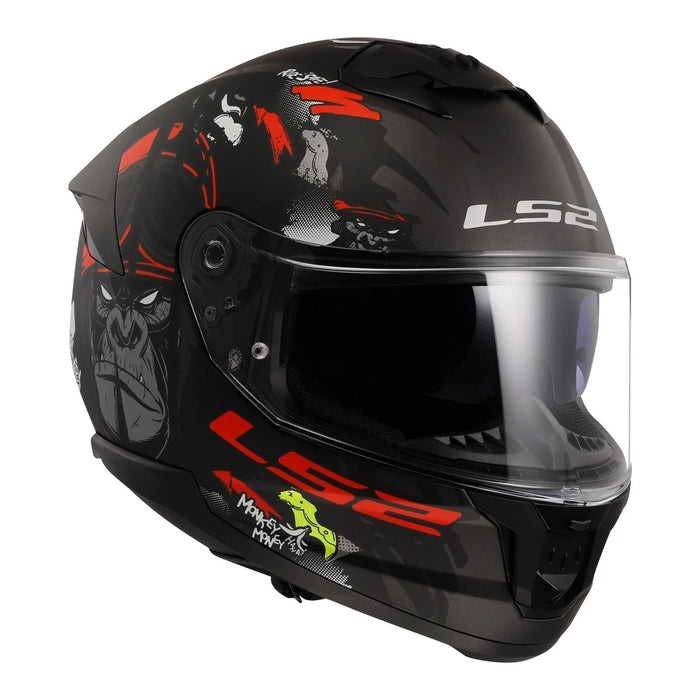 LS2 FF808 Stream II Angry Monkey Road Helmet