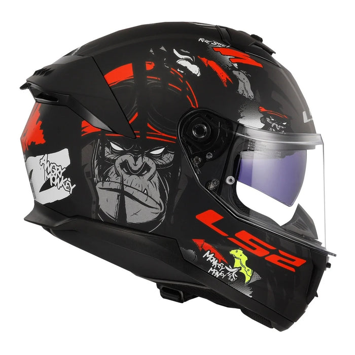 LS2 FF808 Stream II Angry Monkey Road Helmet