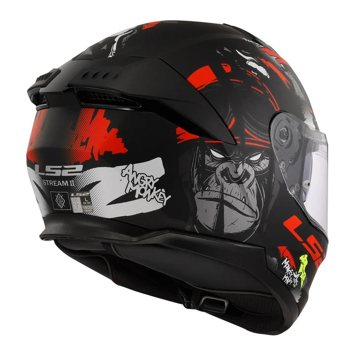 LS2 FF808 Stream II Angry Monkey Road Helmet