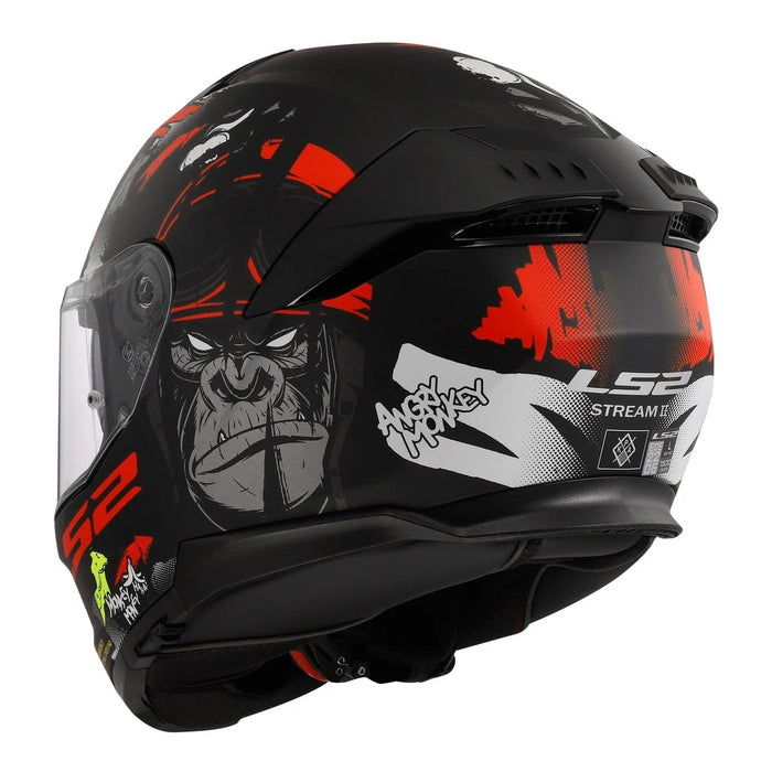 LS2 FF808 Stream II Angry Monkey Road Helmet