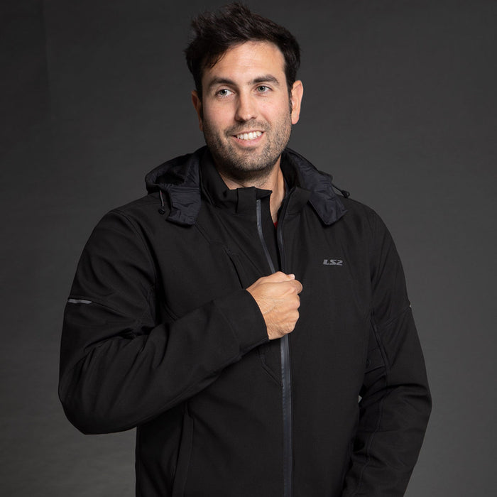 *LS2 Bolton Adult Road Jacket - Black