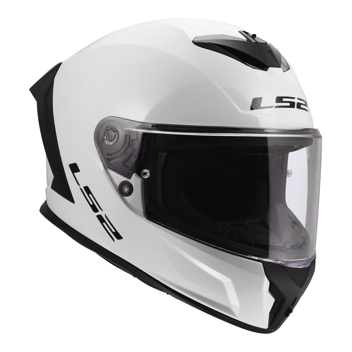LS2 FF820 Rapid III Solid Helmet - Gloss White