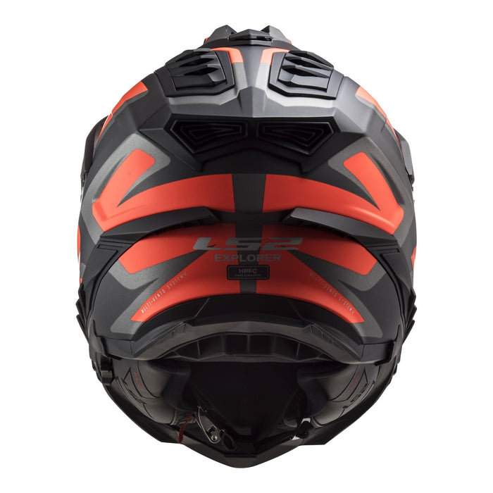 **LS2 MX701 Explorer Alter Adventure Helmet - Matte Black / Orange
