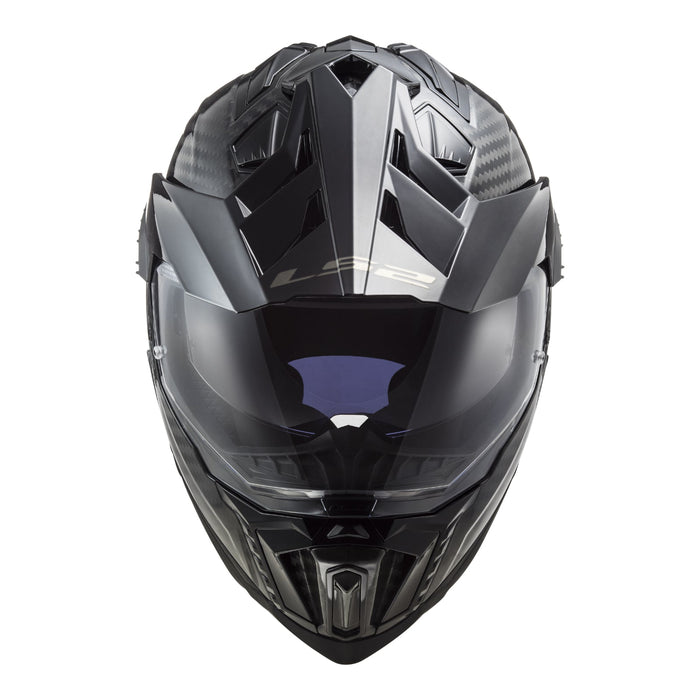 LS2 MX701 Explorer Carbon Solid - Gloss Carbon