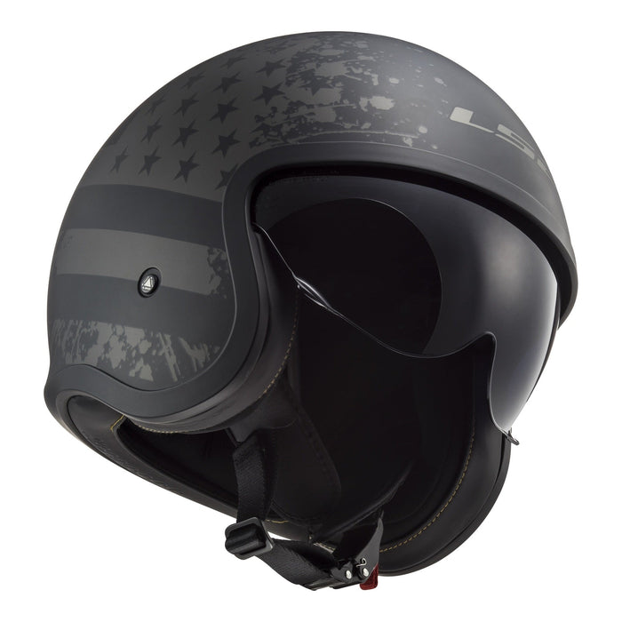 LS2 OF599 Spitfire Flag Road Helmet