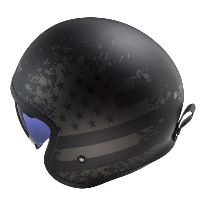 LS2 OF599 Spitfire Flag Road Helmet