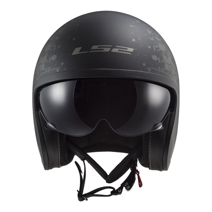 LS2 OF599 Spitfire Flag Road Helmet