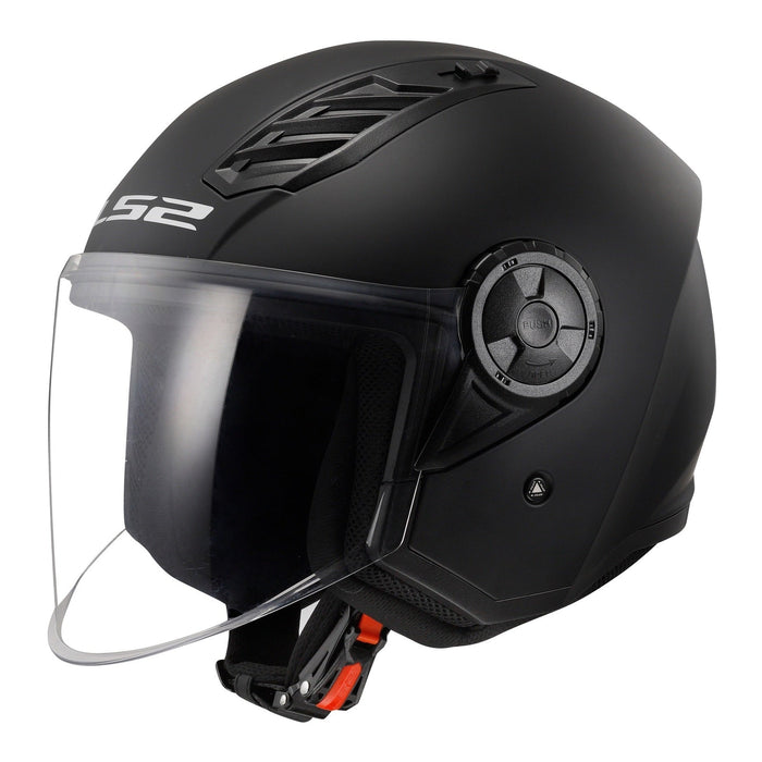 LS2 OF616 Airflow II Helmets - Matte Black 06