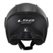 LS2 OF616 Airflow II Helmets - Matte Black 06