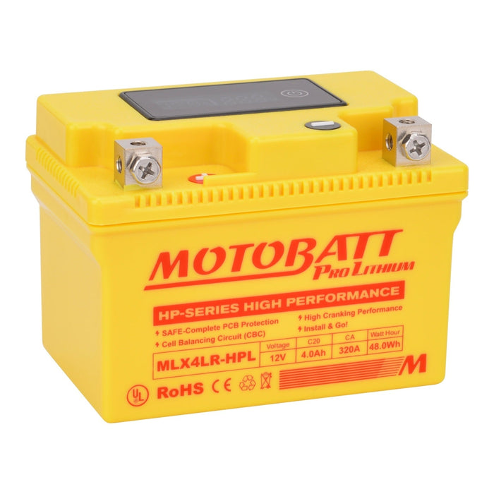 Motobatt Pro Lithium Battery MLX4LR-HPL *10 for Yam