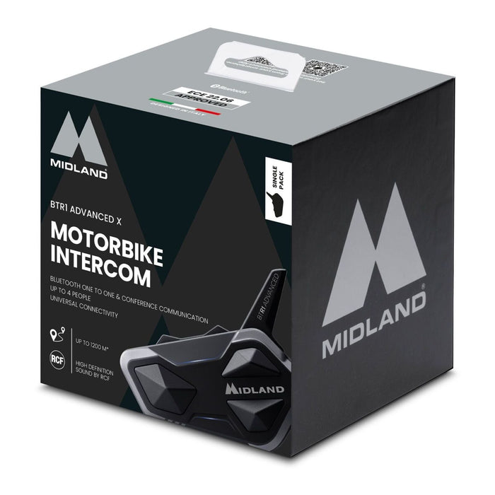 MIDLAND BTR1 Advanced X Intercom - Single