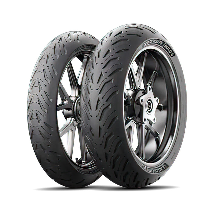 TYRE SET -- MICHELIN 17 inch Road 6 (120/70-17 & 140/70-17)- 20% OFF RRP