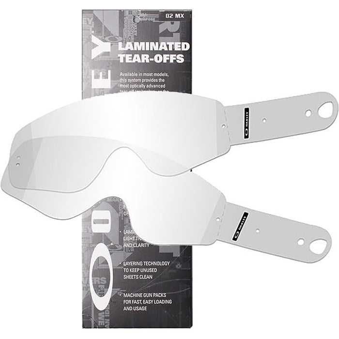 **OAKLEY O Frame 2.0 MX Goggle - Laminated Tear Off (14pc/Package)